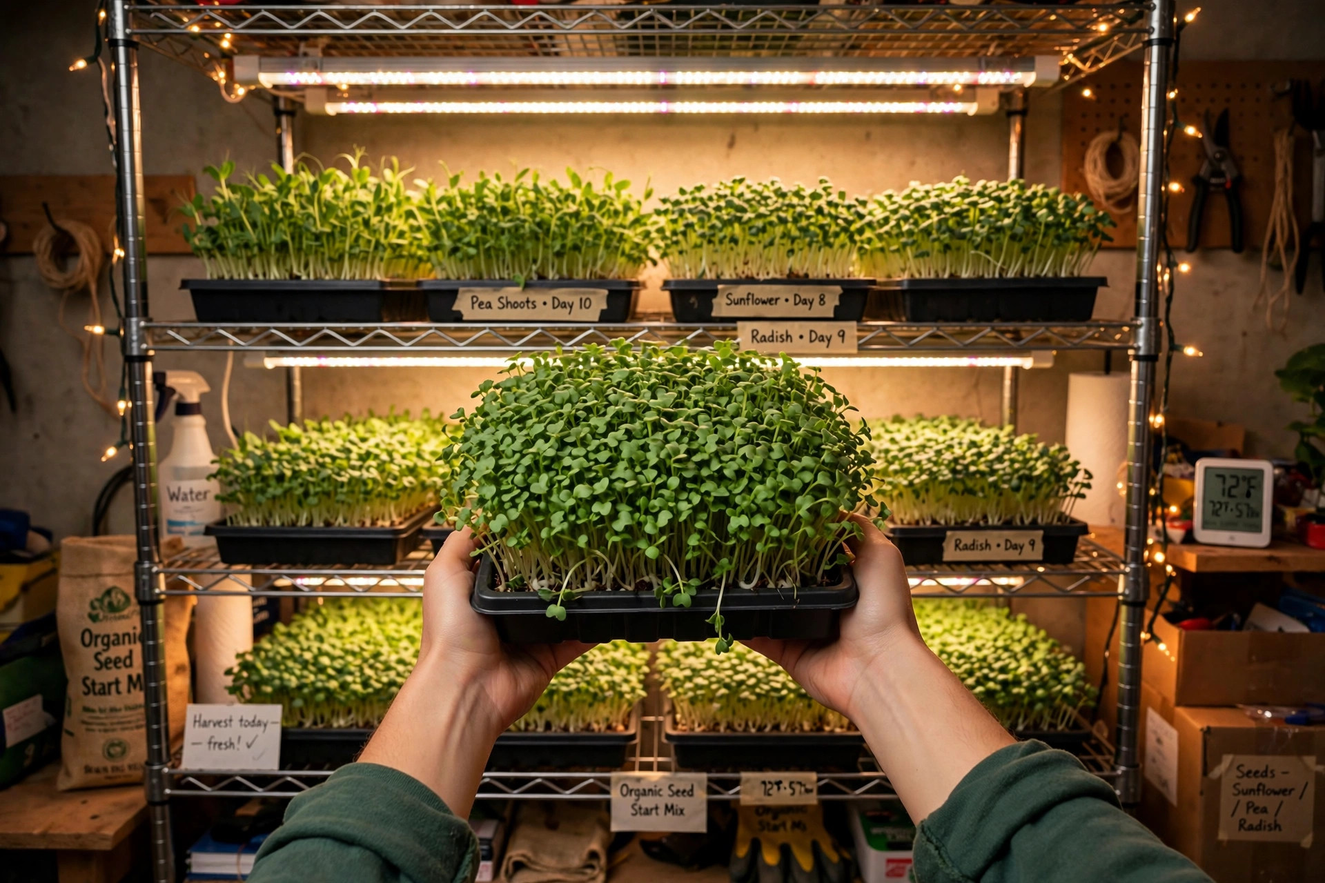 Our home grow room