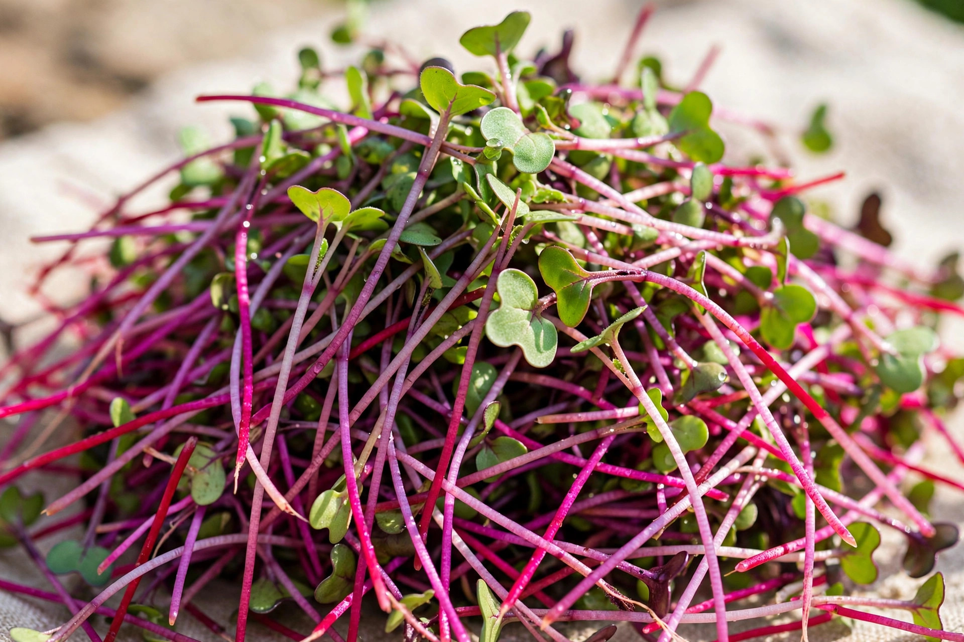 Radish microgreens