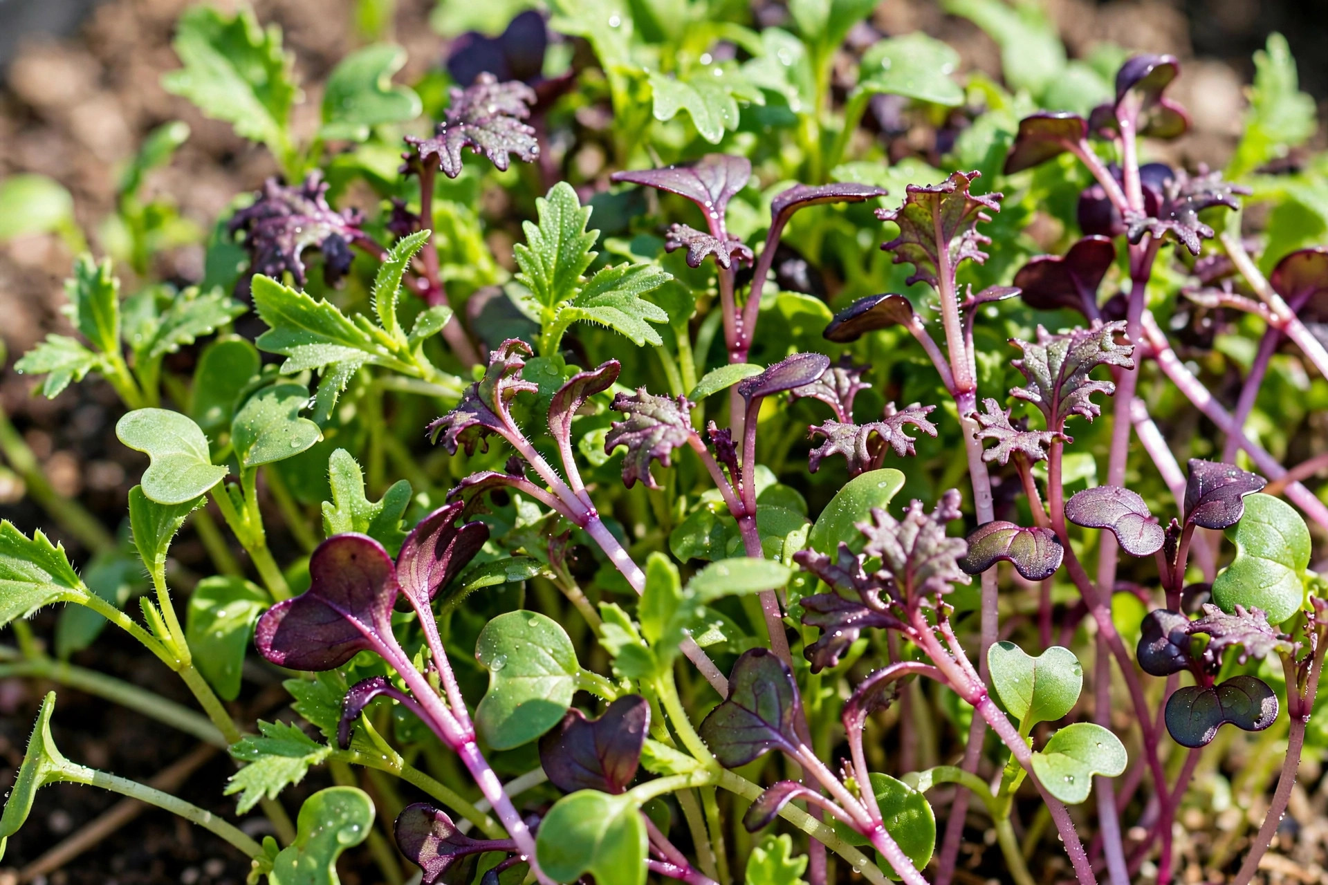 Spicy Mix microgreens